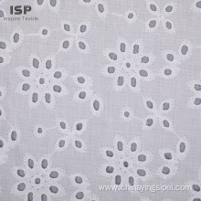 Woven 100% Cotton Dyed Embroidered Fabrics